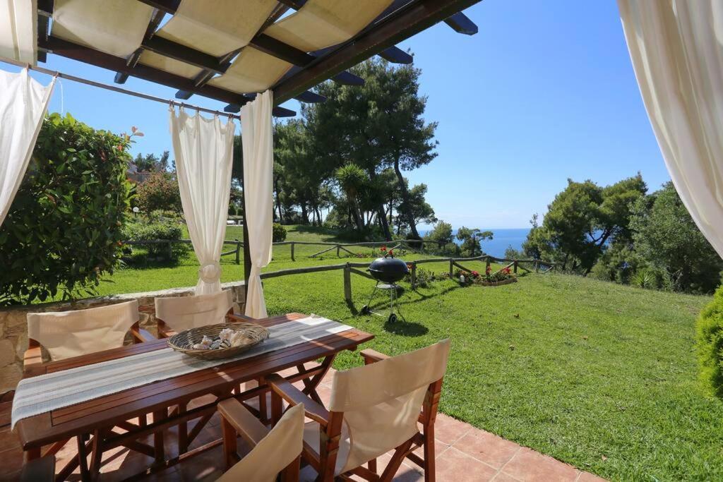 Beautiful View Villa In Possidi, Halkidiki Kalandra Exteriör bild