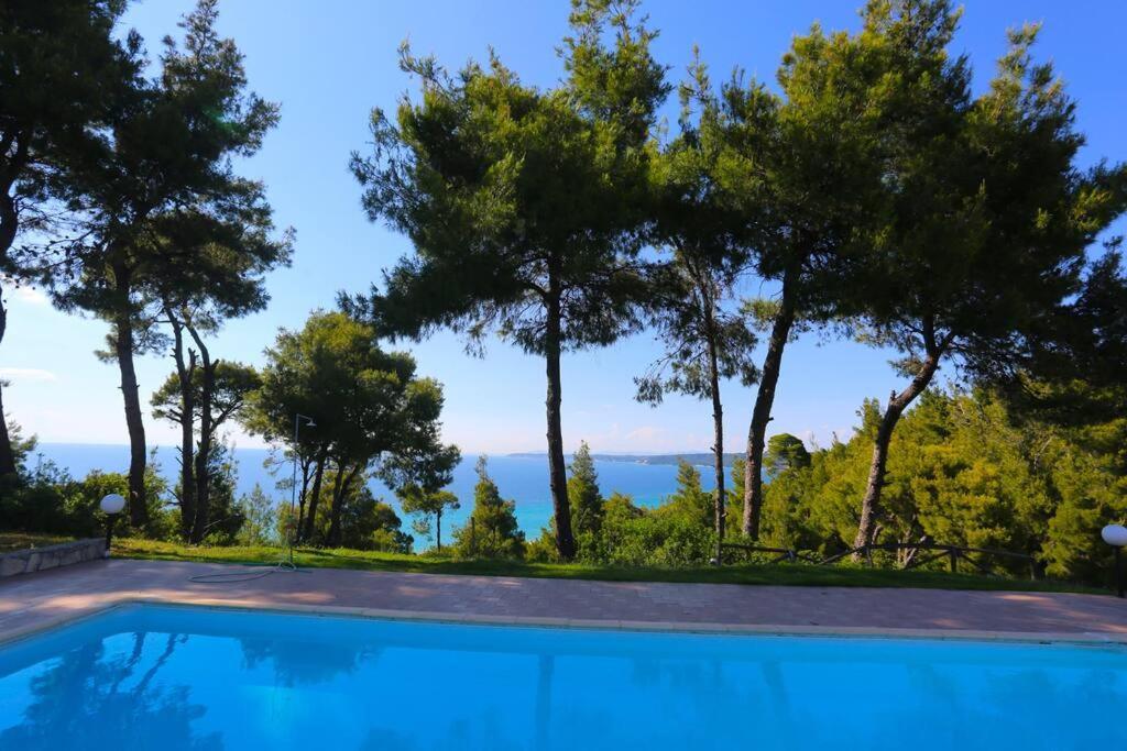 Beautiful View Villa In Possidi, Halkidiki Kalandra Exteriör bild